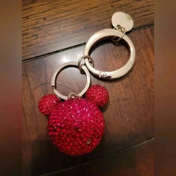 Bag Charm of red Mickey Mouse head - Picture 3 of 3